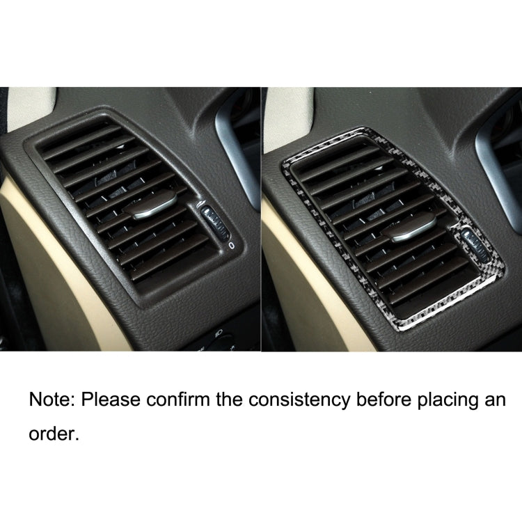 Car Carbon Fiber Two Sides Air Outlet Decorative Sticker for Volvo XC90 2003-2014, Left and Right Drive Universal ÎҵÄÉ̵ê