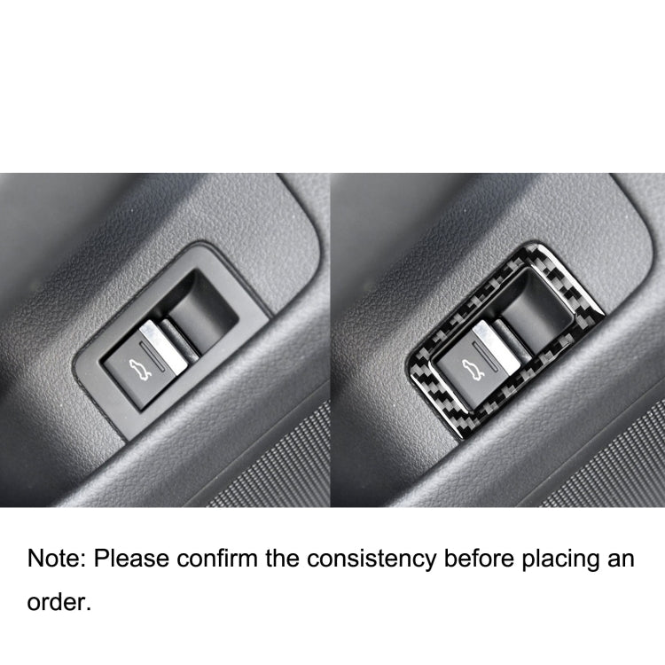 Car Carbon Fiber Trunk Switch Sticker for Audi A6L / A7 2019-, Left and Right Drive Universal ÎҵÄÉ̵ê