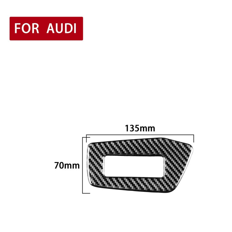 Car Carbon Fiber Headlight Switch Decorative Sticker for Audi A6L / A7 2019-, Left Drive ÎҵÄÉ̵ê