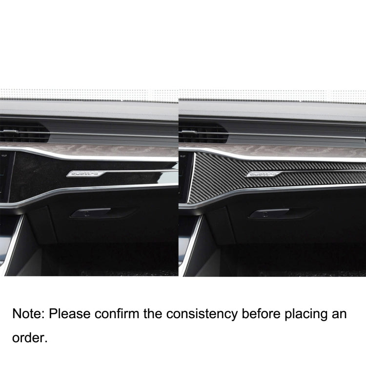 Car Carbon Fiber Central Control Decorative Sticker for Audi A6L / A7 2019-, Left Drive ÎҵÄÉ̵ê