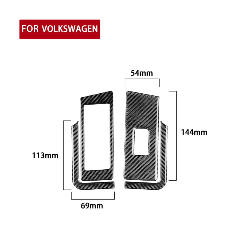 Car Carbon Fiber Glass Lift Panel Decorative Sticker for Volkswagen Beetle 2012-2019, Right Drive ÎҵÄÉ̵ê