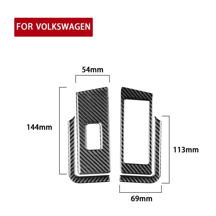 Car Carbon Fiber Glass Lift Panel Decorative Sticker for Volkswagen Beetle 2012-2019, Left Drive ÎҵÄÉ̵ê