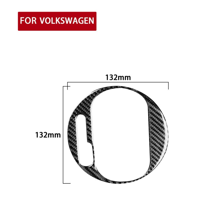 Car Carbon Fiber Gear Panel Inside Frame Decorative Sticker for Volkswagen Beetle 2012-2019, Left Drive ÎҵÄÉ̵ê