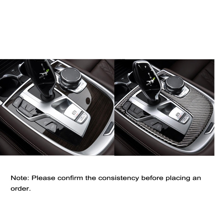 Car Carbon Fiber Central Shift Panel Cover Decorative Sticker for BMW G11 / G12 2016-, Left Drive ÎҵÄÉ̵ê