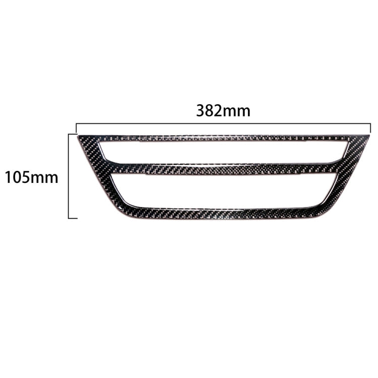 Car Carbon Fiber Air Conditioner CD Control Panel M Performance Decorative Sticker for BMW G01 X3 2018-2020 / G02 X4 2019-2020, Left and Right Drive Universal ÎҵÄÉ̵ê