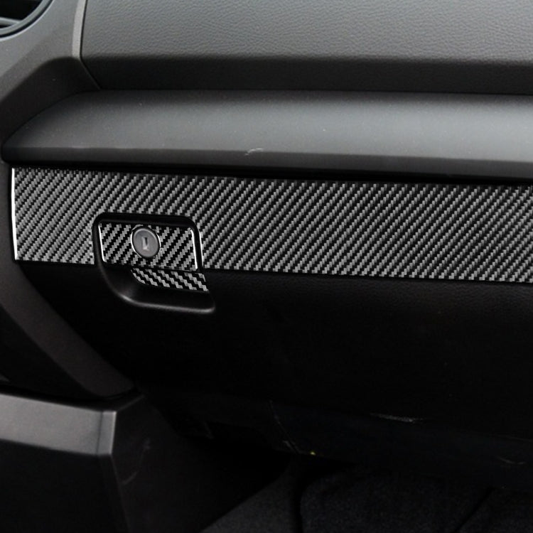 3 PCS / Set Carbon Fiber Car Co-pilot Glove Box Decorative Sticker for Toyota Tundra 2014-2018, Left Driving ÎҵÄÉ̵ê