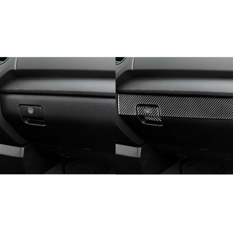 3 PCS / Set Carbon Fiber Car Co-pilot Glove Box Decorative Sticker for Toyota Tundra 2014-2018, Left Driving ÎҵÄÉ̵ê