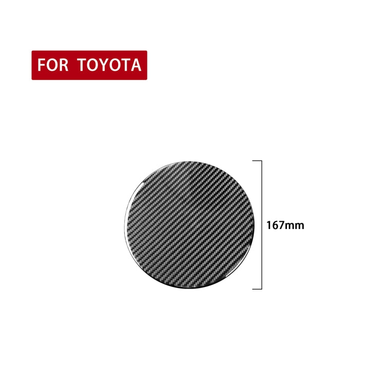 Carbon Fiber Car Fuel Tank Cover Decorative Sticker for Toyota Tundra 2014-2018, Left Right Driving Universal ÎҵÄÉ̵ê