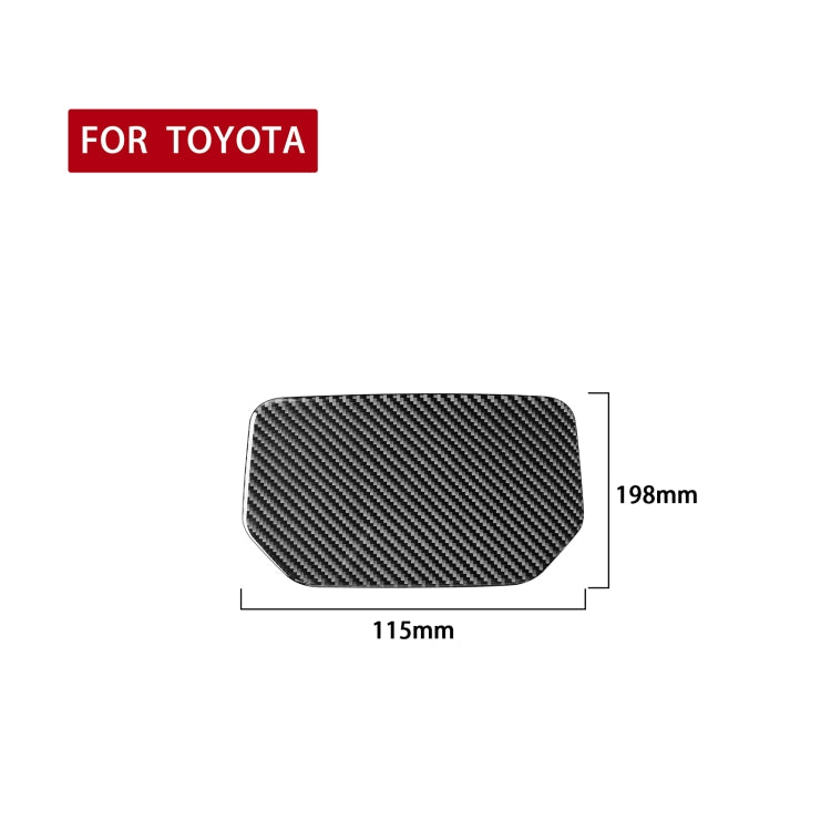 Carbon Fiber Car Dashboard Storage Box Mat Decorative Sticker for Toyota Tundra 2014-2018, Left Right Driving Universal ÎҵÄÉ̵ê