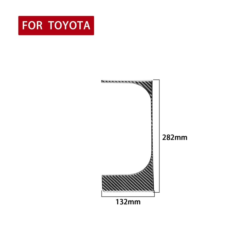 Carbon Fiber Car Cup Holder Frame Decorative Sticker for Toyota Tundra 2014-2018, Left Driving ÎҵÄÉ̵ê