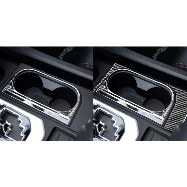 Carbon Fiber Car Cup Holder Frame Decorative Sticker for Toyota Tundra 2014-2018, Left Driving ÎҵÄÉ̵ê