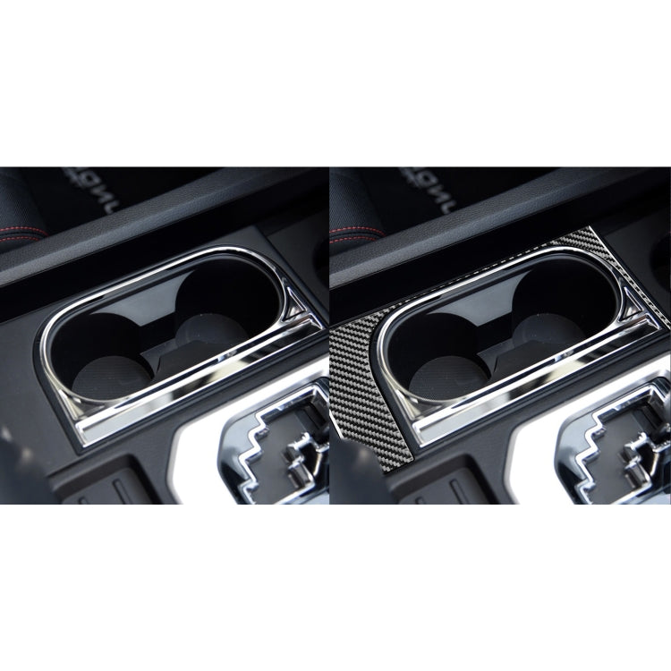 Carbon Fiber Car Cup Holder Frame Decorative Sticker for Toyota Tundra 2014-2018, Right Driving ÎҵÄÉ̵ê