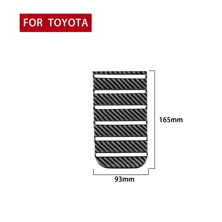 Carbon Fiber Car Armrest Box Slot Pad Decorative Sticker for Toyota Tundra 2014-2018, Left Right Driving Universal ÎҵÄÉ̵ê