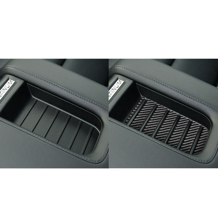 Carbon Fiber Car Armrest Box Slot Pad Decorative Sticker for Toyota Tundra 2014-2018, Left Right Driving Universal ÎҵÄÉ̵ê