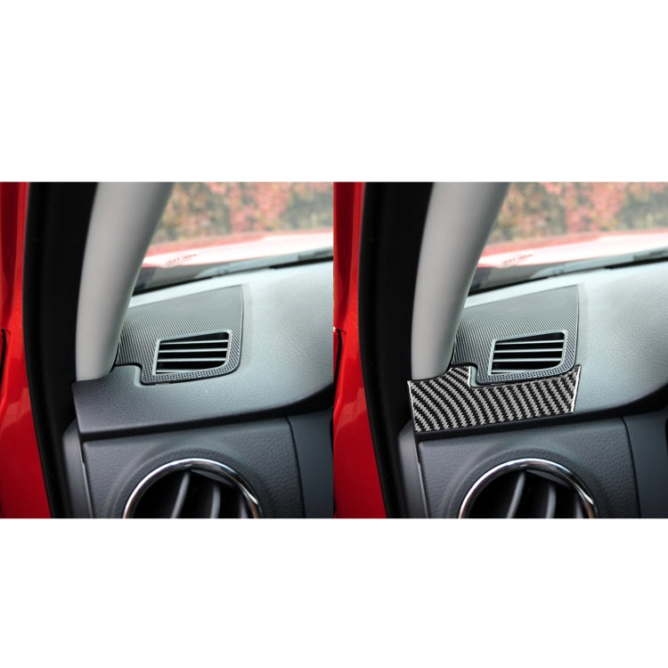 2 PCS / Set Carbon Fiber Car Dashboard Air Outlet Decorative Sticker for Toyota Tundra 2014-2018, Left Driving-Reluova