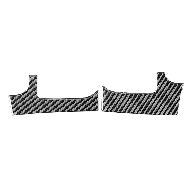 2 PCS / Set Carbon Fiber Car Dashboard Air Outlet Decorative Sticker for Toyota Tundra 2014-2018, Right Driving-Reluova