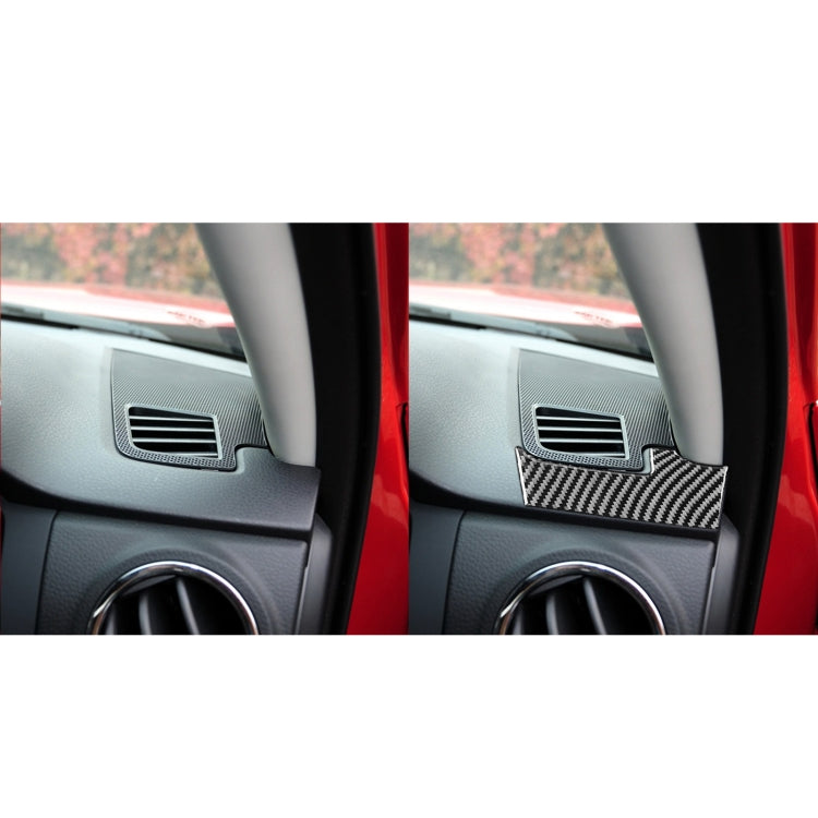 2 PCS / Set Carbon Fiber Car Dashboard Air Outlet Decorative Sticker for Toyota Tundra 2014-2018, Right Driving-Reluova