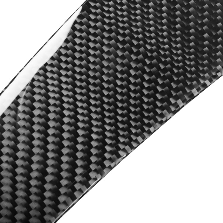 2 PCS / Set Carbon Fiber Car Lamp Eyebrow Decorative Sticker for Infiniti Q50 2014-2019, Drop Glue Version-Reluova