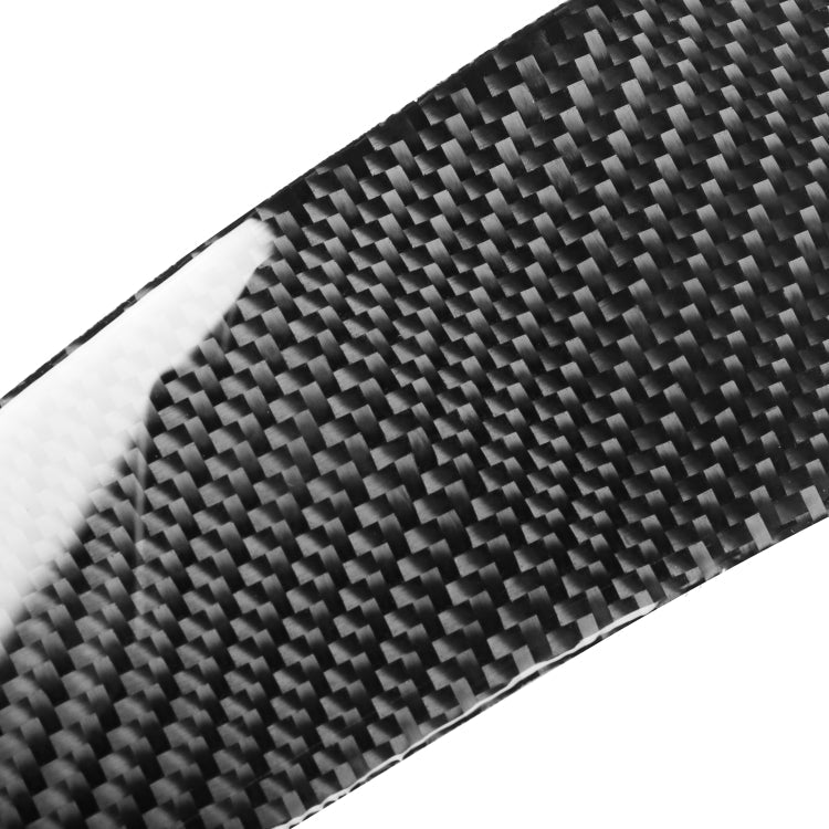 2 PCS / Set Carbon Fiber Car Lamp Eyebrow Decorative Sticker for Mazda 3 2010-2013 / M3 Xingcheng, Drop Glue Version-Reluova