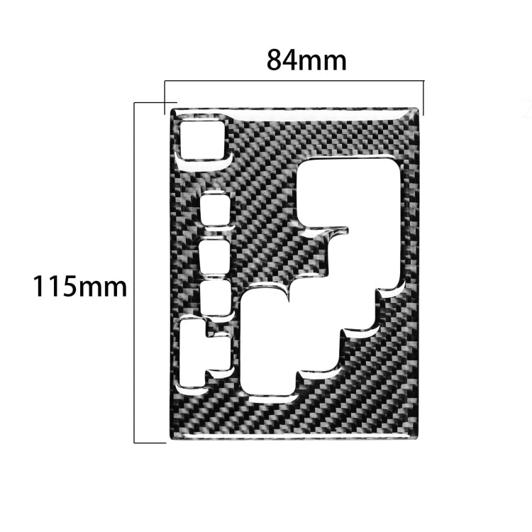 Carbon Fiber Car Gear Panel Decorative Sticker for Toyota 4Runner 2010-2020, Suitable for Left Driving ÎҵÄÉ̵ê