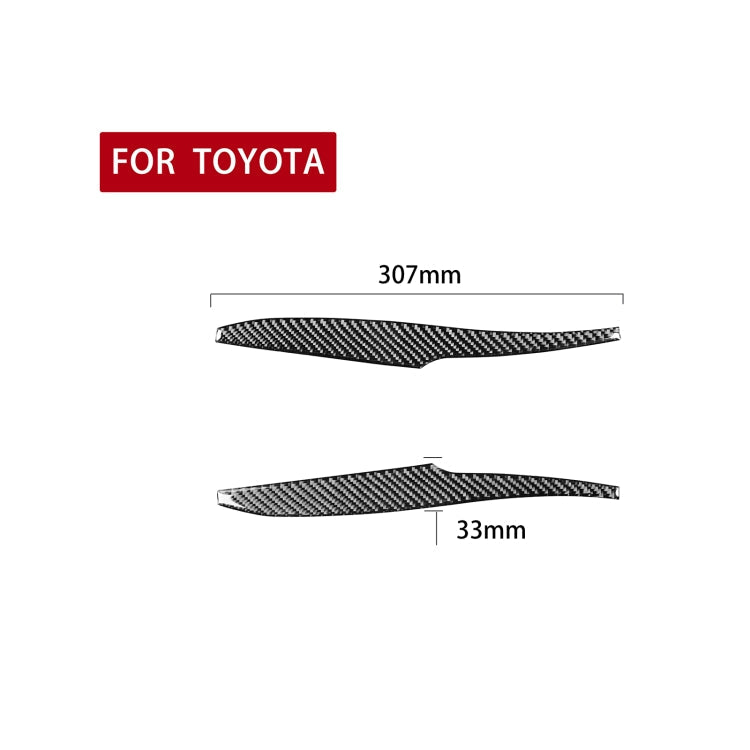 2 PCS / Set Carbon Fiber Car Rearview Mirror Decorative Sticker for Toyota 4Runner 2010-2020-Reluova