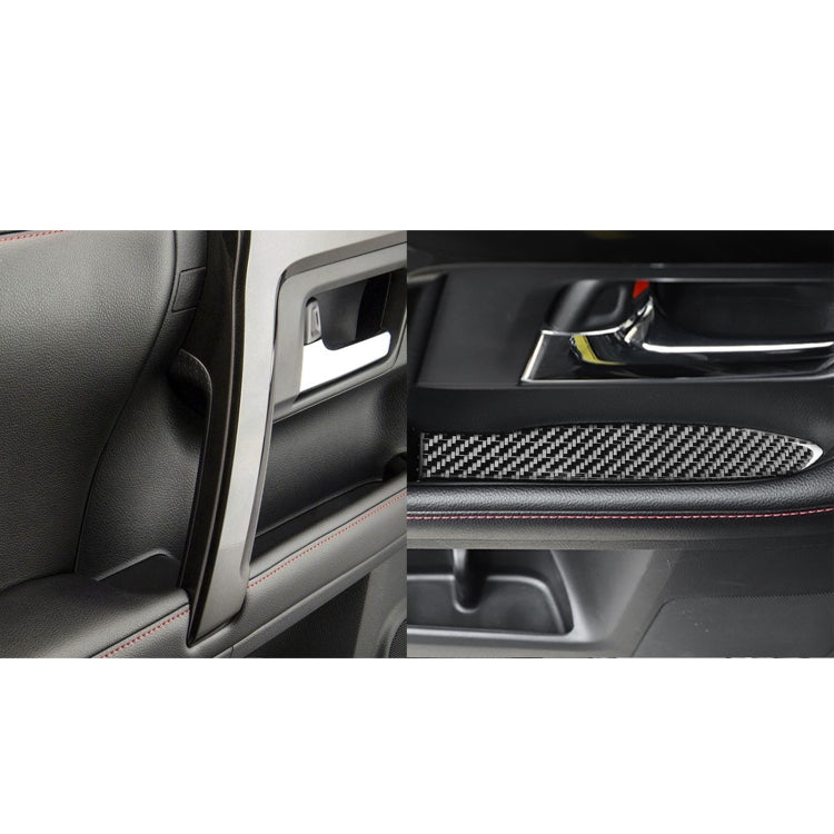 8 PCS / Set Carbon Fiber Car Door Storage Slot Decorative Sticker for Toyota 4Runner 2010-2020 ÎҵÄÉ̵ê