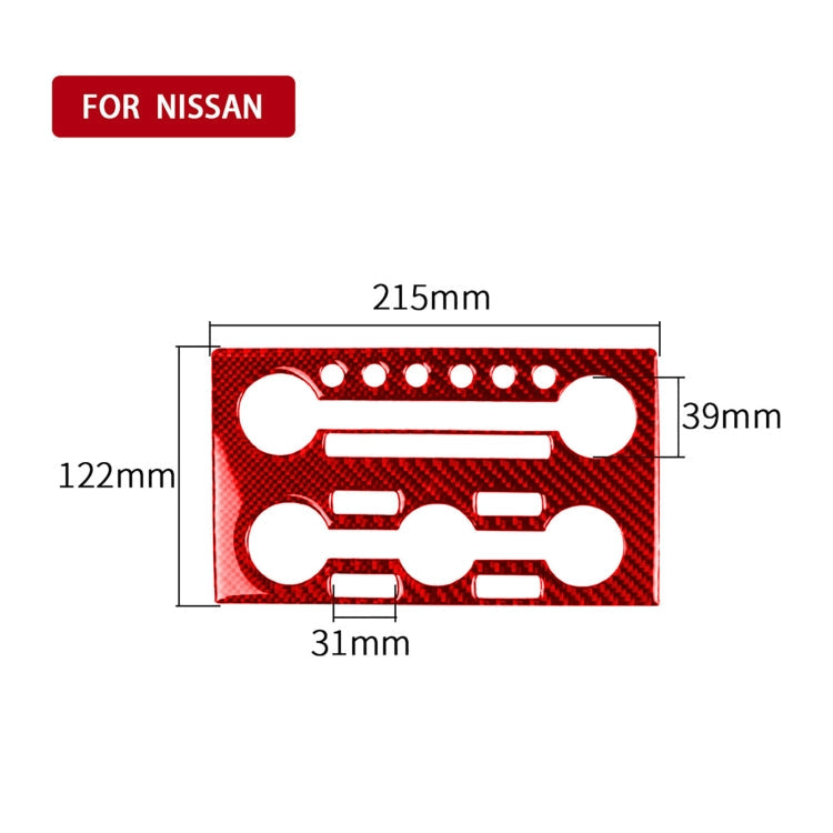 Carbon Fiber Car Instrument Control Panel Decorative Sticker for Nissan GTR R35 2008-2016, Left Driving ÎҵÄÉ̵ê