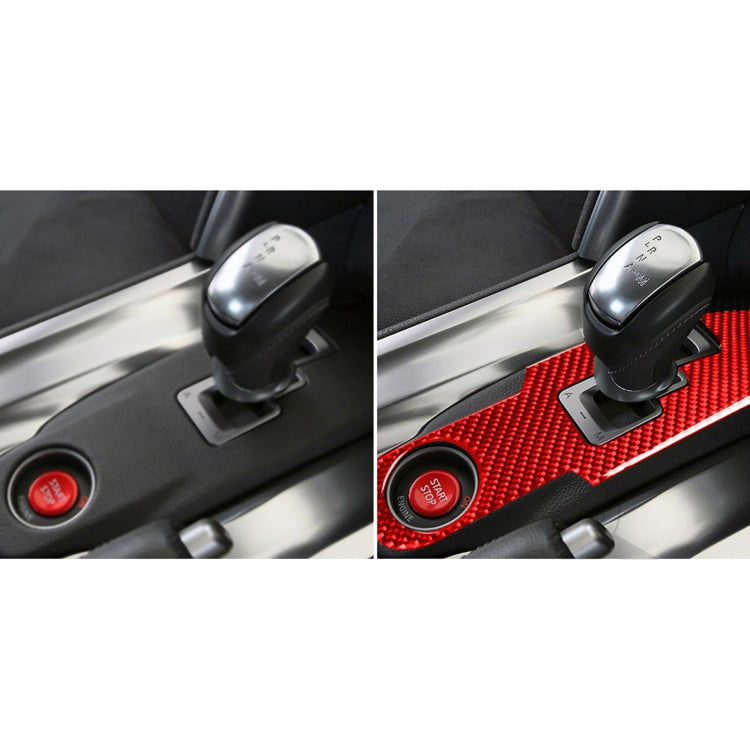 Carbon Fiber Car Gear Shift Panel Decorative Sticker for Nissan GTR R35 2008-2016, Left and Right Driving Universal ÎҵÄÉ̵ê