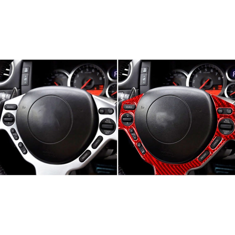 Carbon Fiber Car Steering Wheel Buttons Decorative Sticker for Nissan GTR R35 2008-2016, Left and Right Driving Universal ÎҵÄÉ̵ê