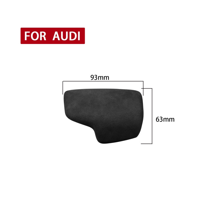 Car Suede Shift Knob Handle Cover A Version for Audi A4/S4(2017+) & A5/S5(2017+), Suitable for Left Driving ÎҵÄÉ̵ê