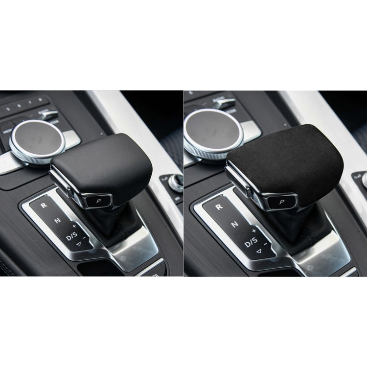 Car Suede Shift Knob Handle Cover A Version for Audi A4/S4(2017+) & A5/S5(2017+), Suitable for Left Driving ÎҵÄÉ̵ê