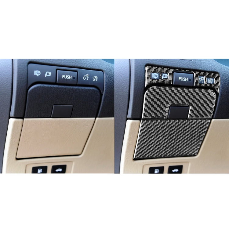 3 PCS / Set Carbon Fiber Car Trunk Switch Panel Decorative Sticker for Lexus GS 2006-2011,Left and Right Drive Universal ÎҵÄÉ̵ê