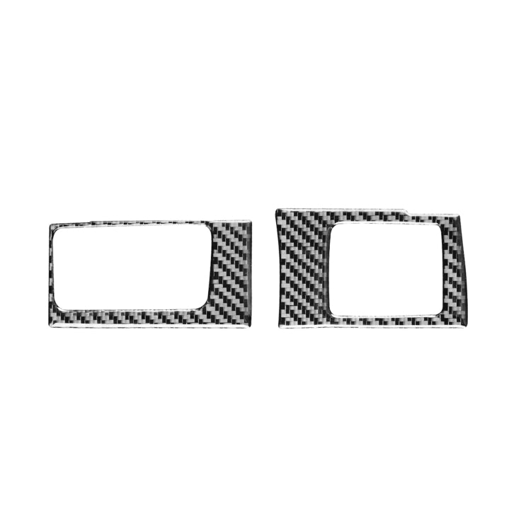 2 PCS / Set Carbon Fiber Car Central Control Card Box Panel Decorative Sticker for Honda CRV 2007-2011,Left Drive-Reluova