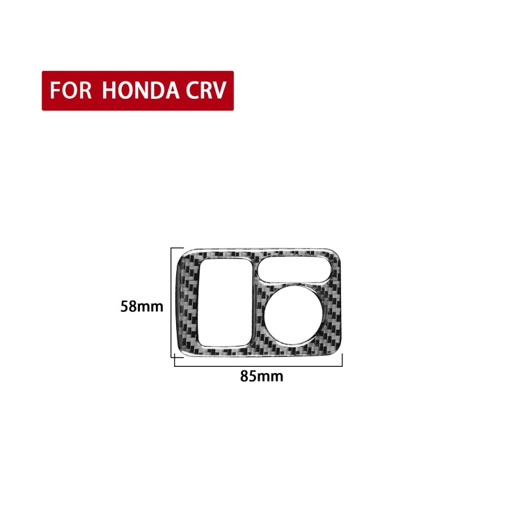 Carbon Fiber Car Rearview Mirror Adjustment Switch Frame Decorative Sticker for Honda CRV 2007-2011,Left Drive ÎҵÄÉ̵ê