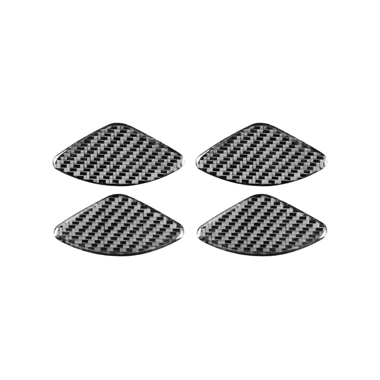 4 PCS / Set Carbon Fiber Car Inner Door Bowl Patch Decorative Sticker for Honda CRV 2007-2011,Left and Right Drive Universal ÎҵÄÉ̵ê