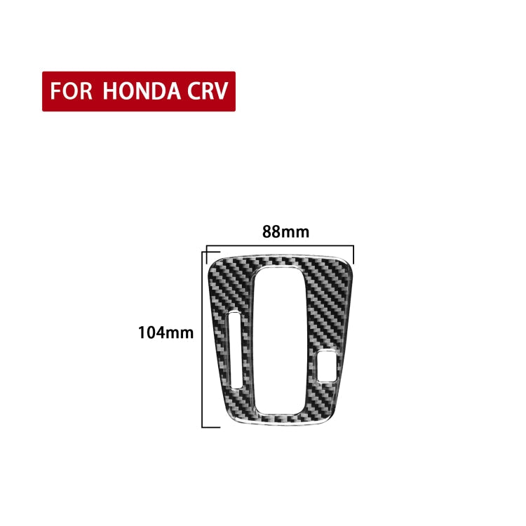 Carbon Fiber Car Gear Indicator Frame Decorative Sticker for Honda CRV 2007-2011,Left Drive ÎҵÄÉ̵ê