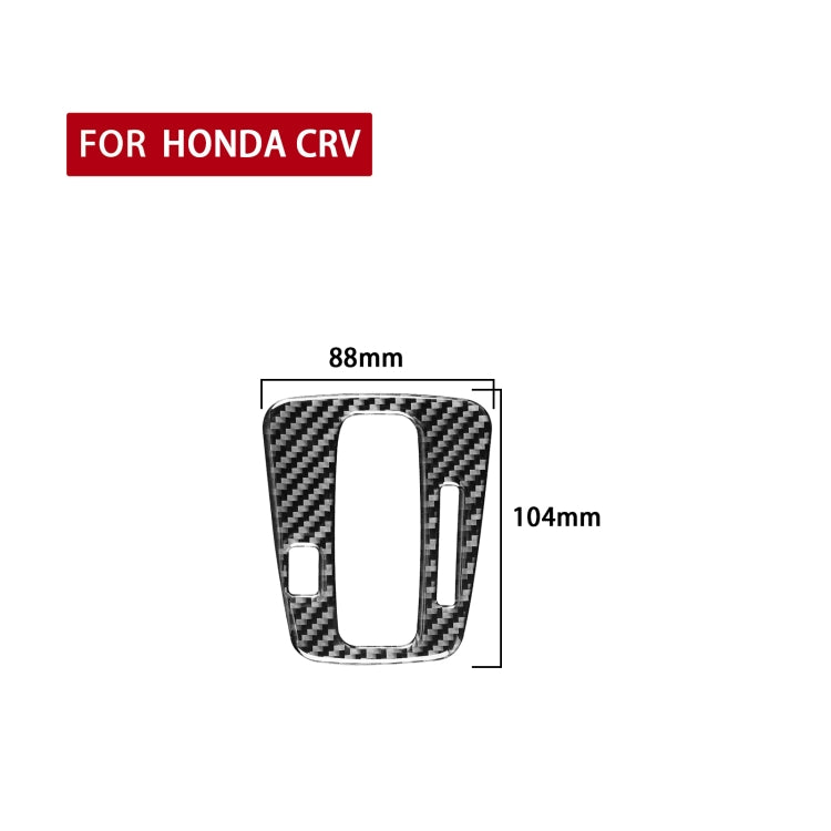 Carbon Fiber Car Gear Indicator Frame Decorative Sticker for Honda CRV 2007-2011,Right Drive ÎҵÄÉ̵ê