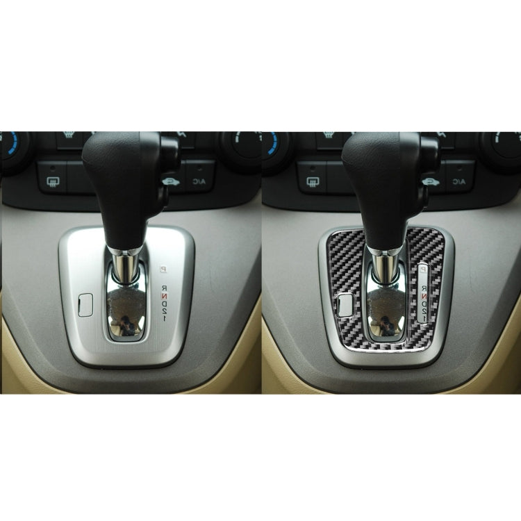 Carbon Fiber Car Gear Indicator Frame Decorative Sticker for Honda CRV 2007-2011,Right Drive ÎҵÄÉ̵ê