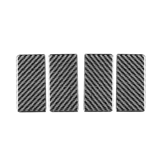 4 PCS / Set Carbon Fiber Car Inner Armrest Gasket Decorative Sticker for Honda CRV 2007-2011,Left and Right Drive Universal ÎҵÄÉ̵ê