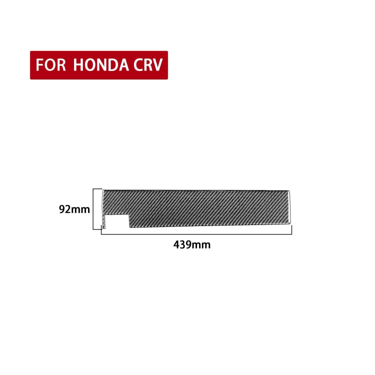 Carbon Fiber Car Co-pilot Glove Box Panel Decorative Sticker for Honda CRV 2007-2011,Left Drive ÎҵÄÉ̵ê