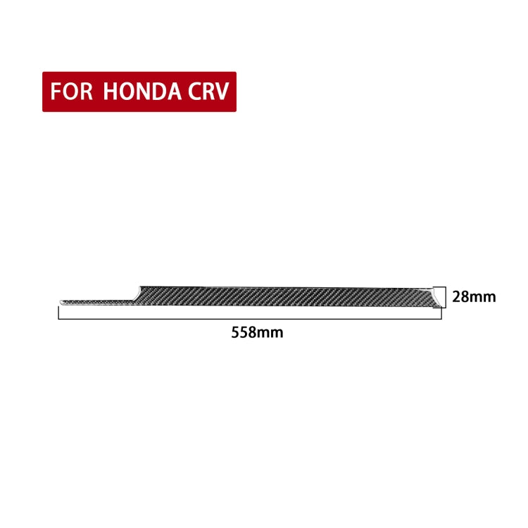 Carbon Fiber Car Co-pilot Center Control Trim Decorative Sticker for Honda CRV 2007-2011,Right Drive ÎҵÄÉ̵ê