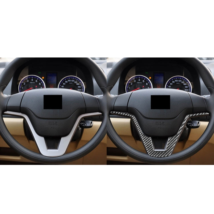 Carbon Fiber Car Steering Wheel Decorative Sticker for Honda CRV 2007-2011,Left and Right Drive Universal ÎҵÄÉ̵ê