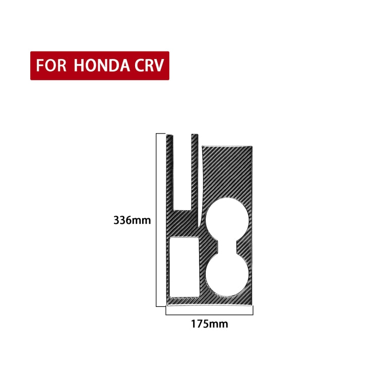 Carbon Fiber Car Cup Holder Panel Decorative Sticker for Honda CRV 2007-2011,Left Drive ÎҵÄÉ̵ê