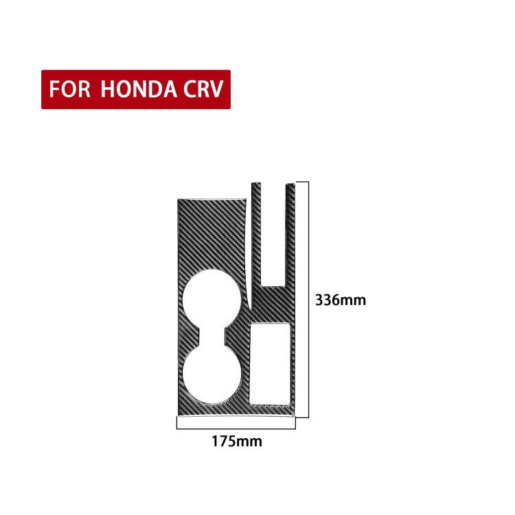 Carbon Fiber Car Cup Holder Panel Decorative Sticker for Honda CRV 2007-2011,Right Drive ÎҵÄÉ̵ê