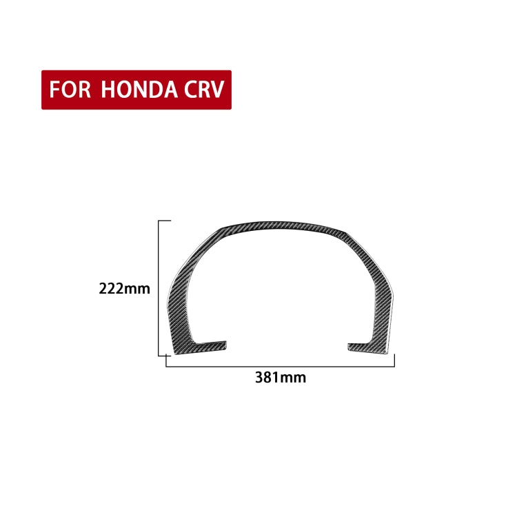 Carbon Fiber Car Dashboard Frame Decorative Sticker for Honda CRV 2007-2011,Left and Right Drive Universal ÎҵÄÉ̵ê