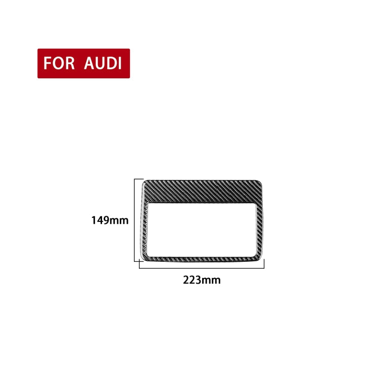 Carbon Fiber Car Navigation Frame Decorative Sticker for Audi Q3 2013-2018,Left and Right Drive Universal ÎҵÄÉ̵ê