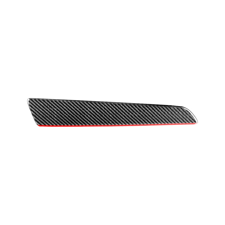 Carbon Fiber Car Co-pilot Trim Red Edge Decorative Sticker for Audi Q3 2013-2018,Left Drive ÎҵÄÉ̵ê