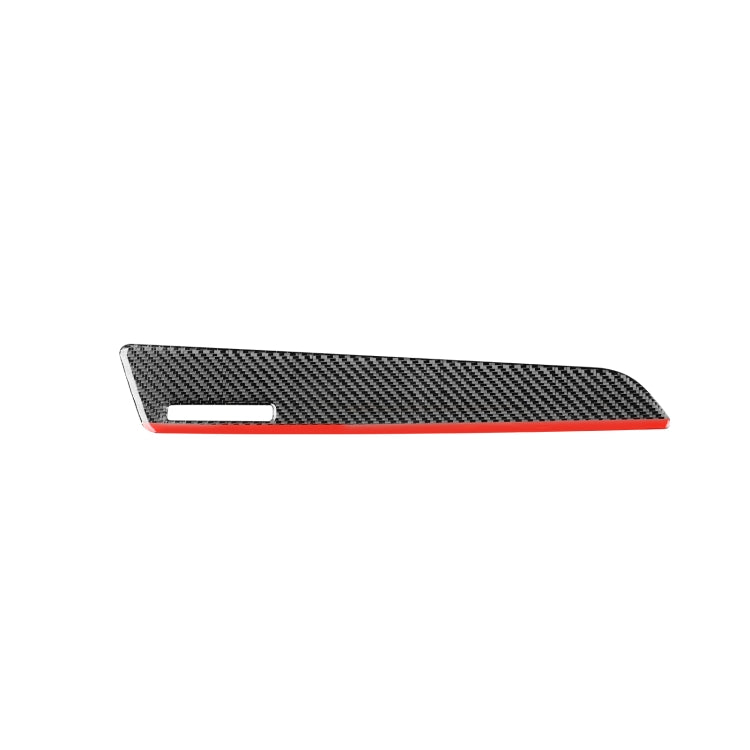 Carbon Fiber Car Co-pilot Trim Red Edge with Hole Decorative Sticker for Audi Q3 2013-2018,Left Drive ÎҵÄÉ̵ê