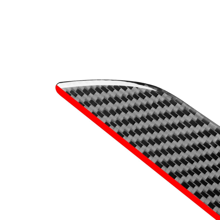 4 PCS / Set Carbon Fiber Car Interior Door Trim Red Edge Decorative Sticker for Audi Q3 2013-2018,Left and Right Drive Universal ÎҵÄÉ̵ê