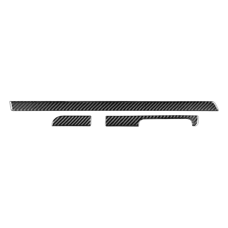 3 PCS / Set Carbon Fiber Car Dashboard Strip Decorative Sticker for Volkswagen Scirocco 2009-2016,Right Drive ÎҵÄÉ̵ê